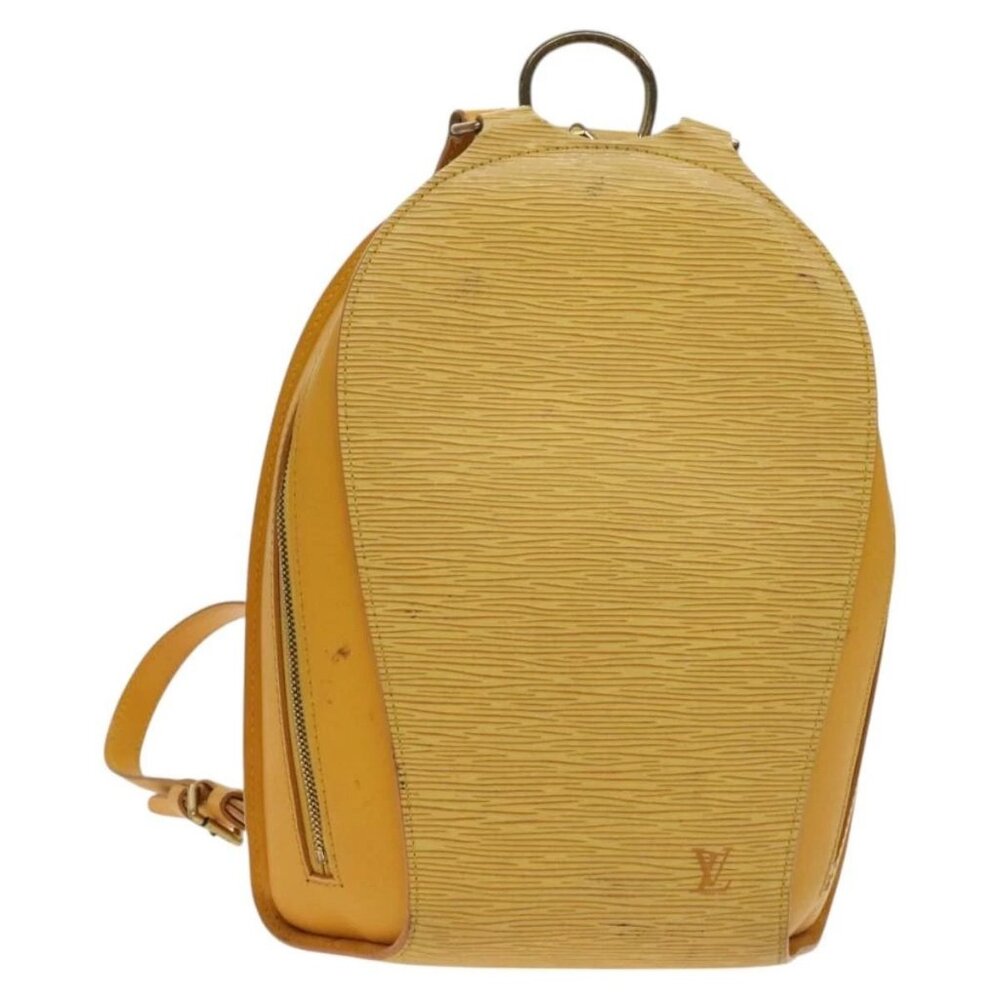 LOUIS VUITTON Epi Mabillon Backpack Yellow